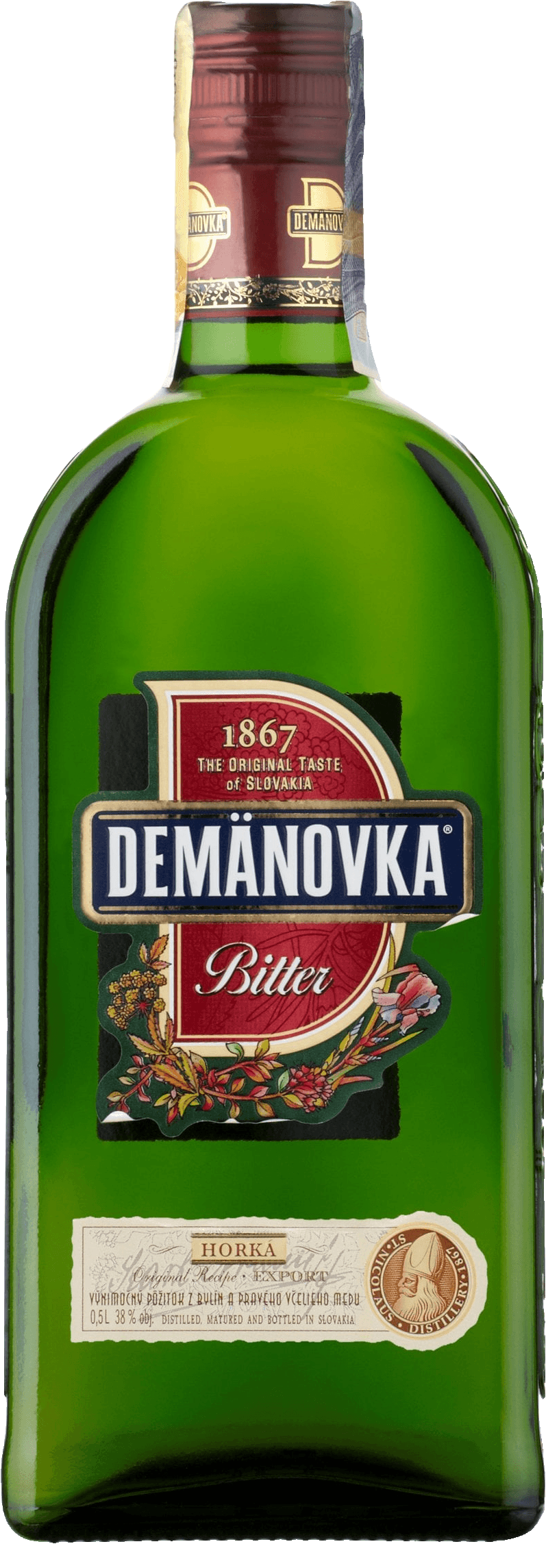 Bylinný likér Hořká Demänovka St. Nicolaus