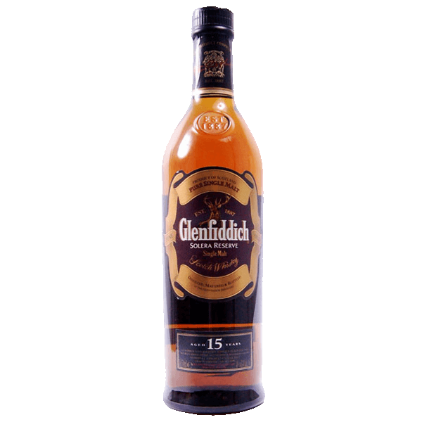 Whisky 15 YO Solera Singel Malt Glenfiddich