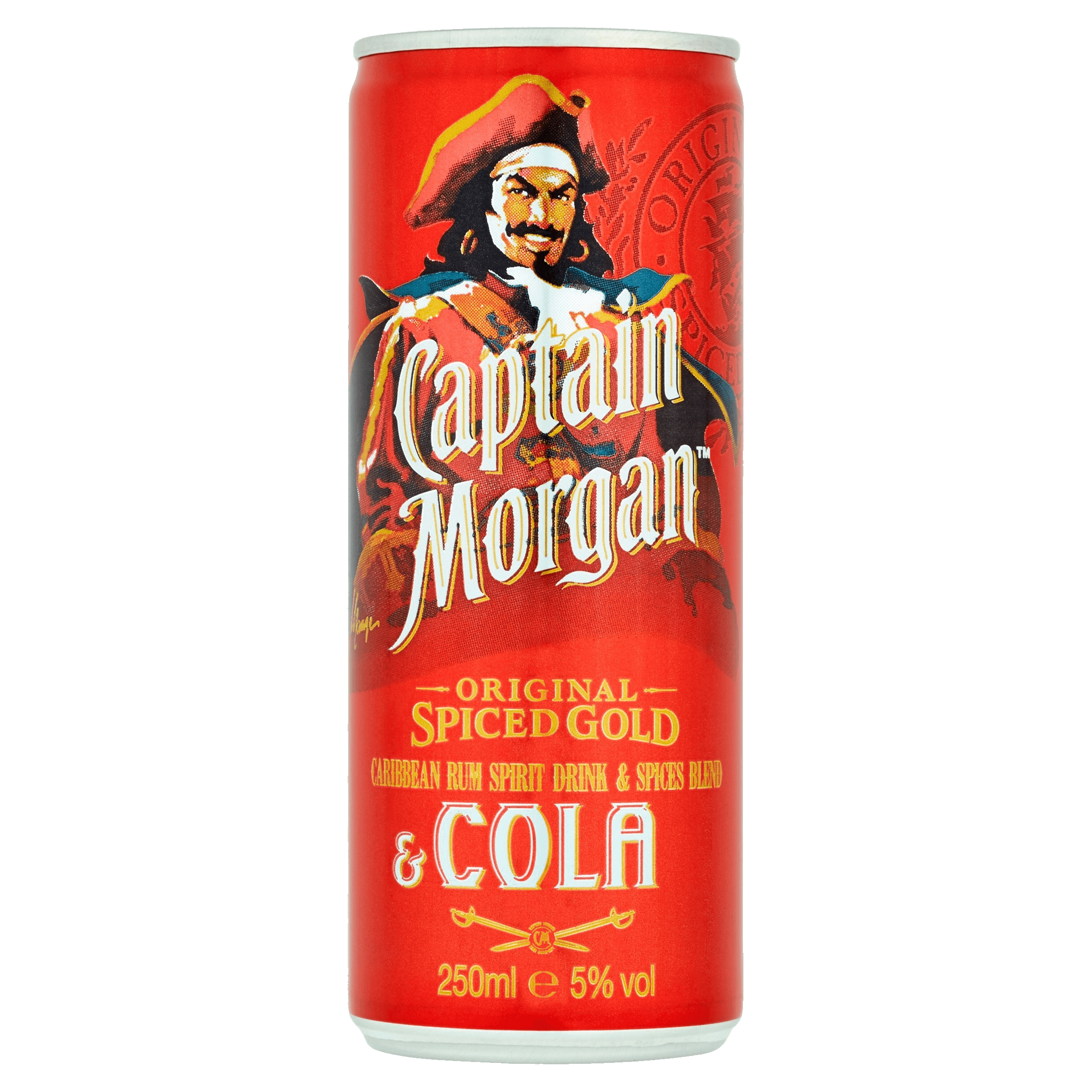 Míchaný nápoj Cola + Captain Morgan
