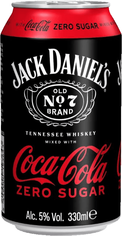 Míchaný nápoj Jack Daniel's & Cola Zero