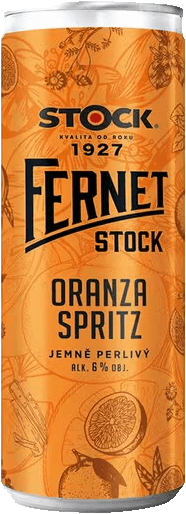 Míchaný nápoj Oranza Spritz Fernet Stock