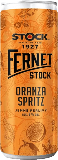 Míchaný nápoj Oranza Spritz Fernet Stock