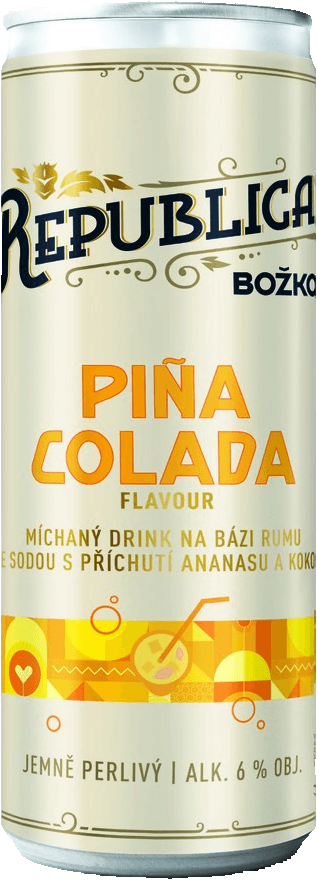 Nápoj míchaný Piňa Colada Republica Božkov
