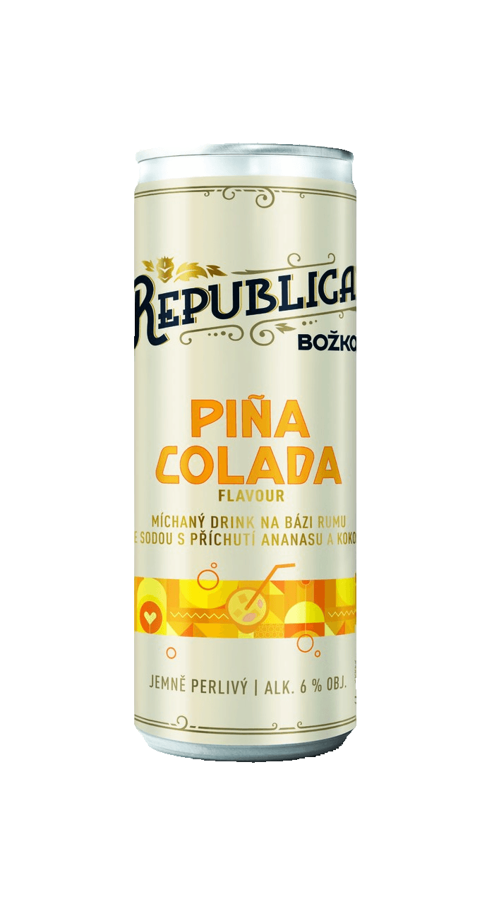 Nápoj míchaný Piňa Colada Republica Božkov