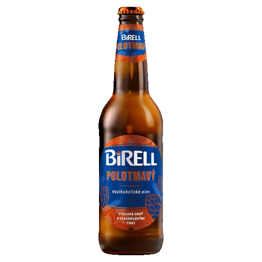 Nealkoholické pivo polotmavé Birell
