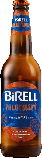 Nealkoholické pivo polotmavé Birell