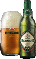 Pivo světlý ležák Kvasnicová 11° Bernard