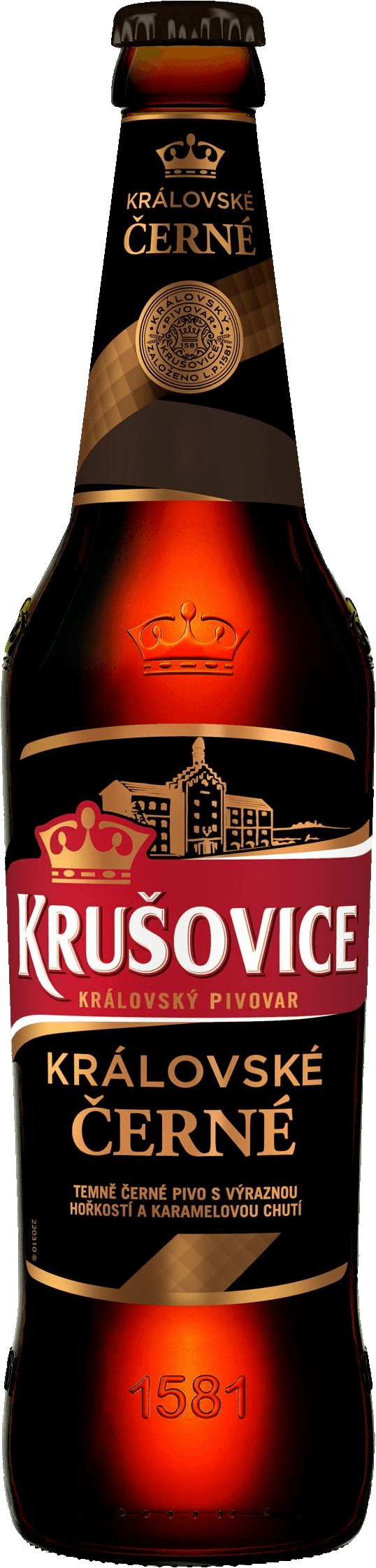 Pivo černé výčepní královské 10° Krušovice