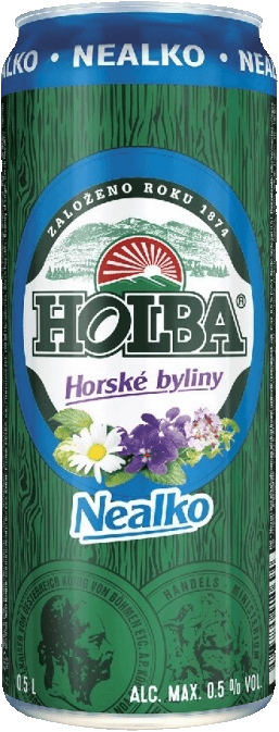 Nealkoholické pivo ochucené Holba