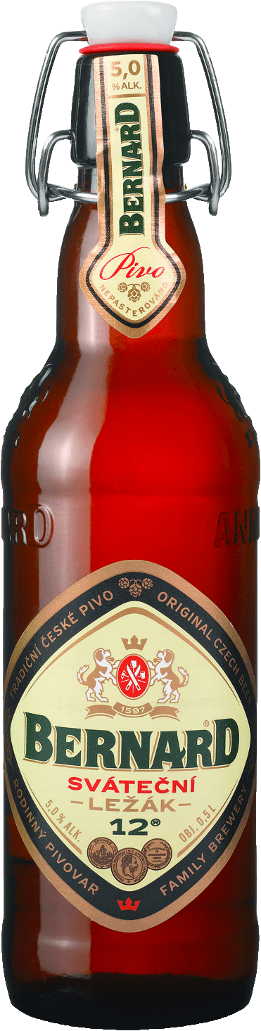 Pivo sváteční ležák 12° Sváteční Bernard