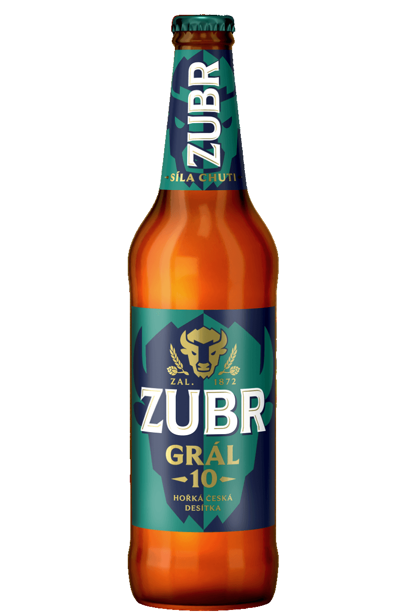Pivo světlé výčepní 10° Grál Pivovar Zubr
