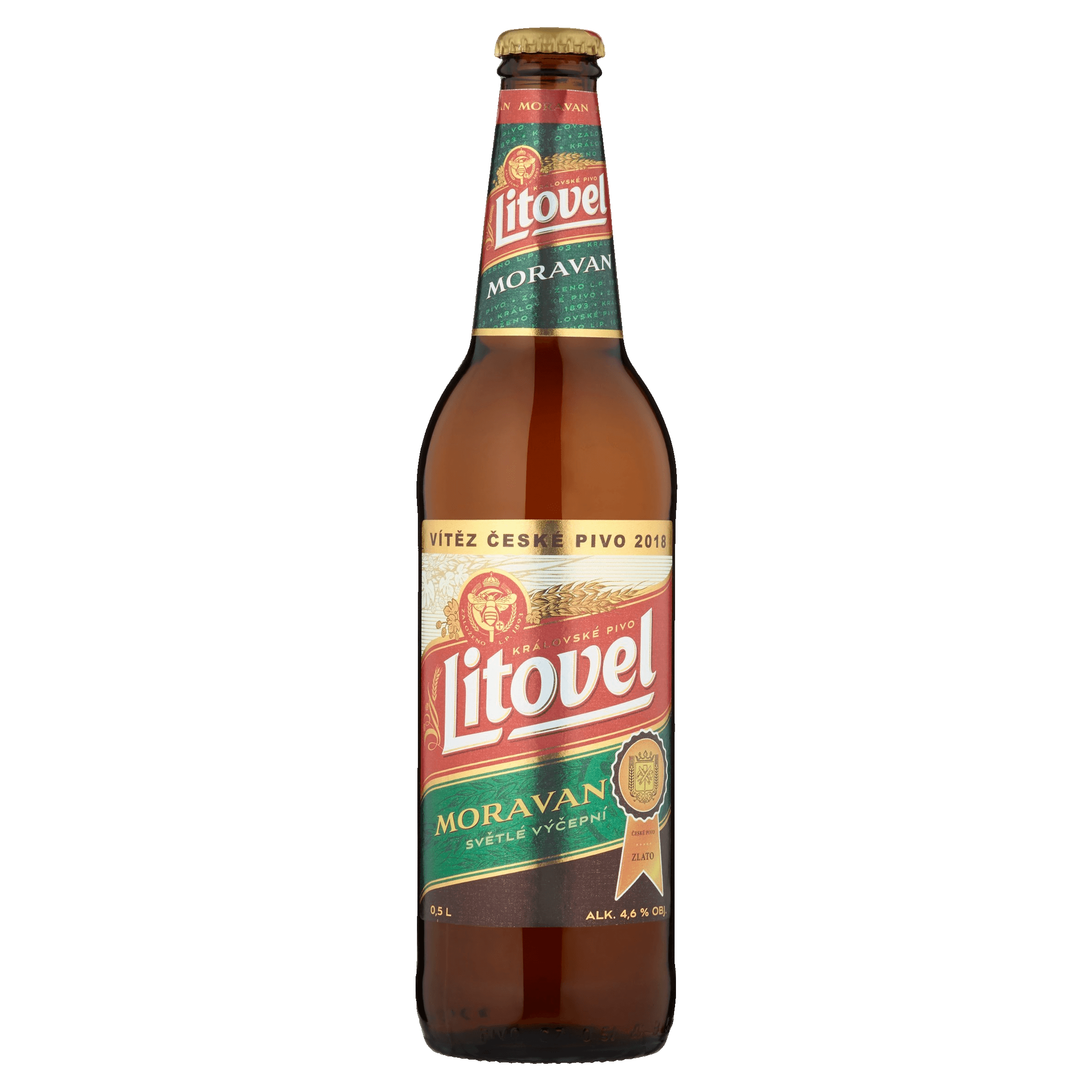 Pivo světlé výčepní Moravan Litovel