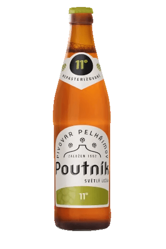 Pivo světlý ležák 11° Poutník