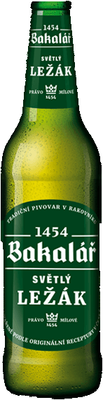 Pivo světlý ležák Bakalář