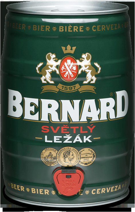 Pivo světlý ležák Bernard - soudek