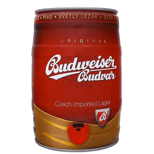 Pivo světlý ležák Budweiser Budvar - soudek