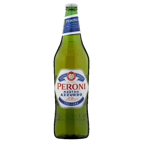 Pivo světlý ležák Nastro Azzurro Peroni
