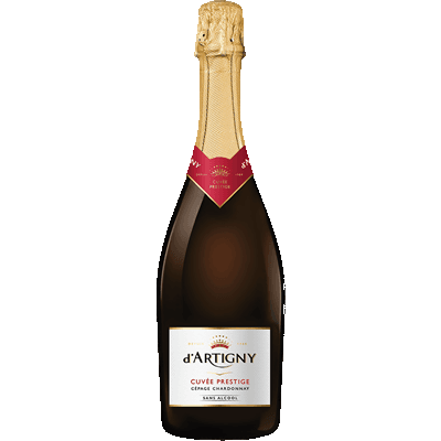 Sekt Brut nealkoholický Chardonnay D'artigny