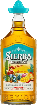Tequila zlatá Tropical chilli Sierra