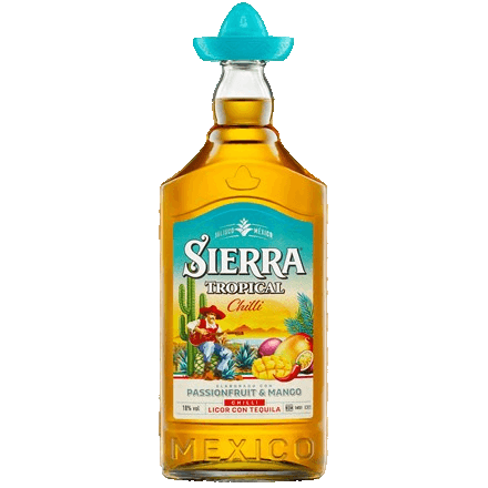 Tequila zlatá Tropical chilli Sierra