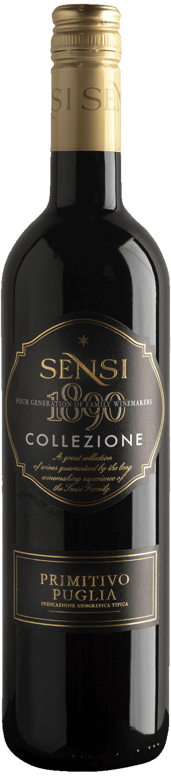 Víno Primitivo Puglia Collezione Sensi