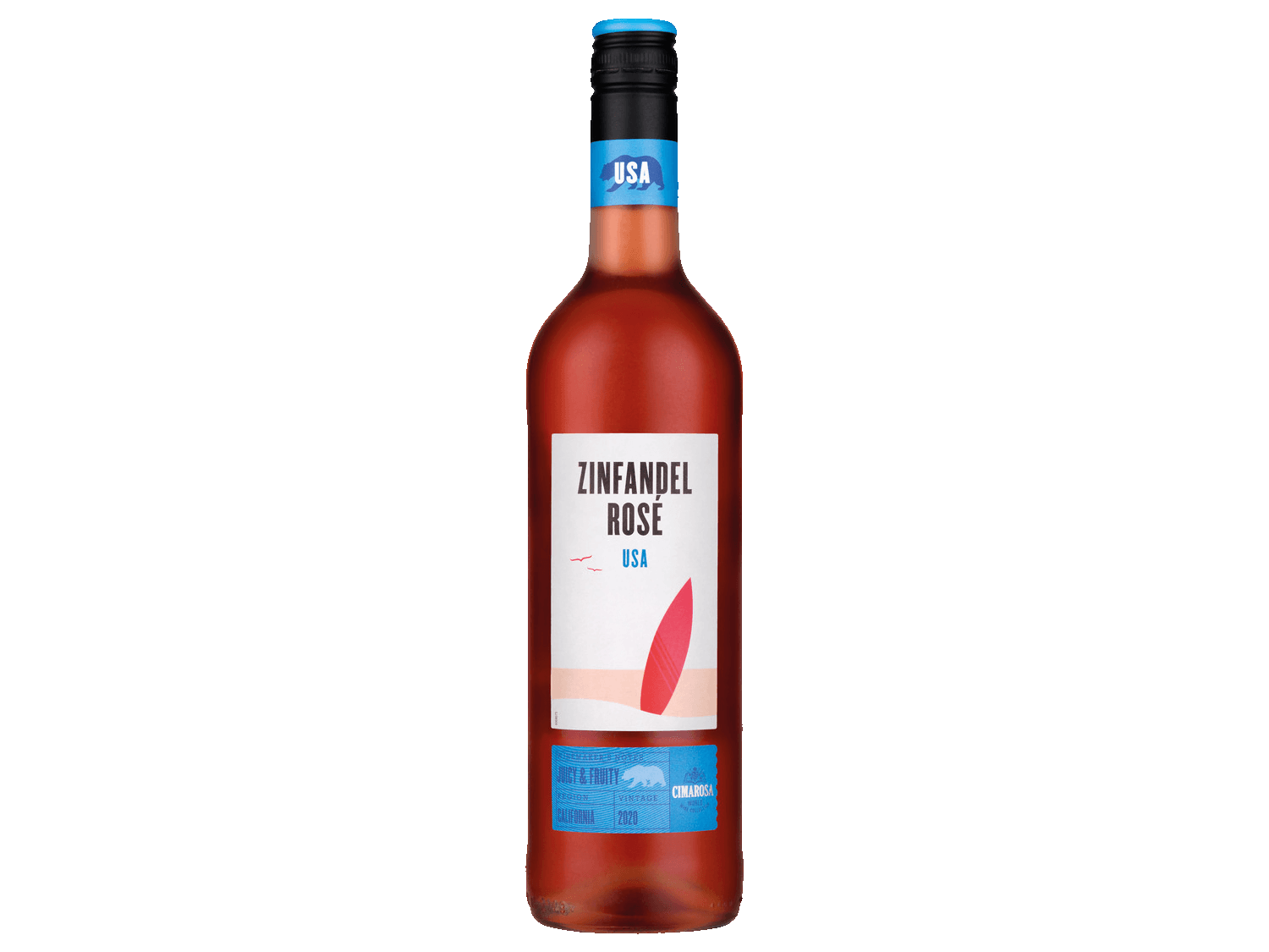 Víno Zinfandel Rosé USA Cimarosa