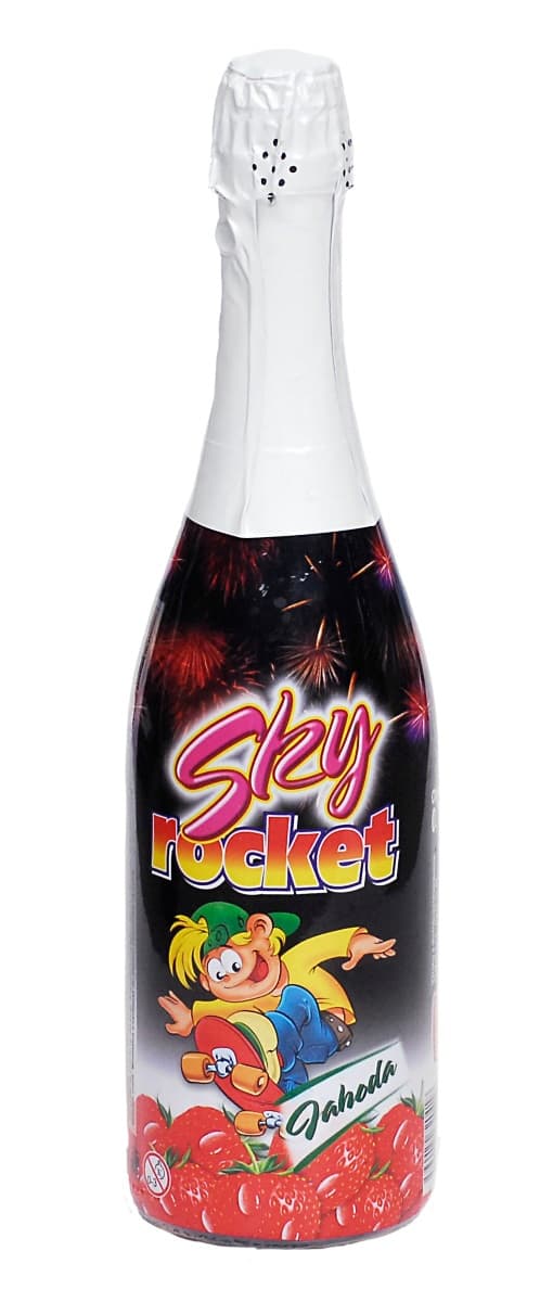 Sekt nealkoholický dětský Sky rocket