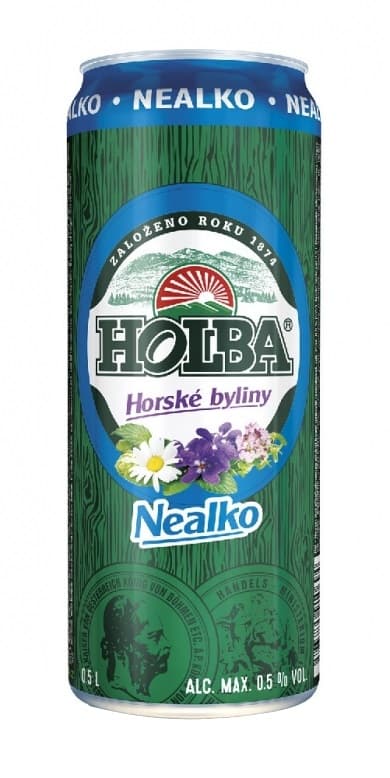 Nealkoholické pivo ochucené Holba