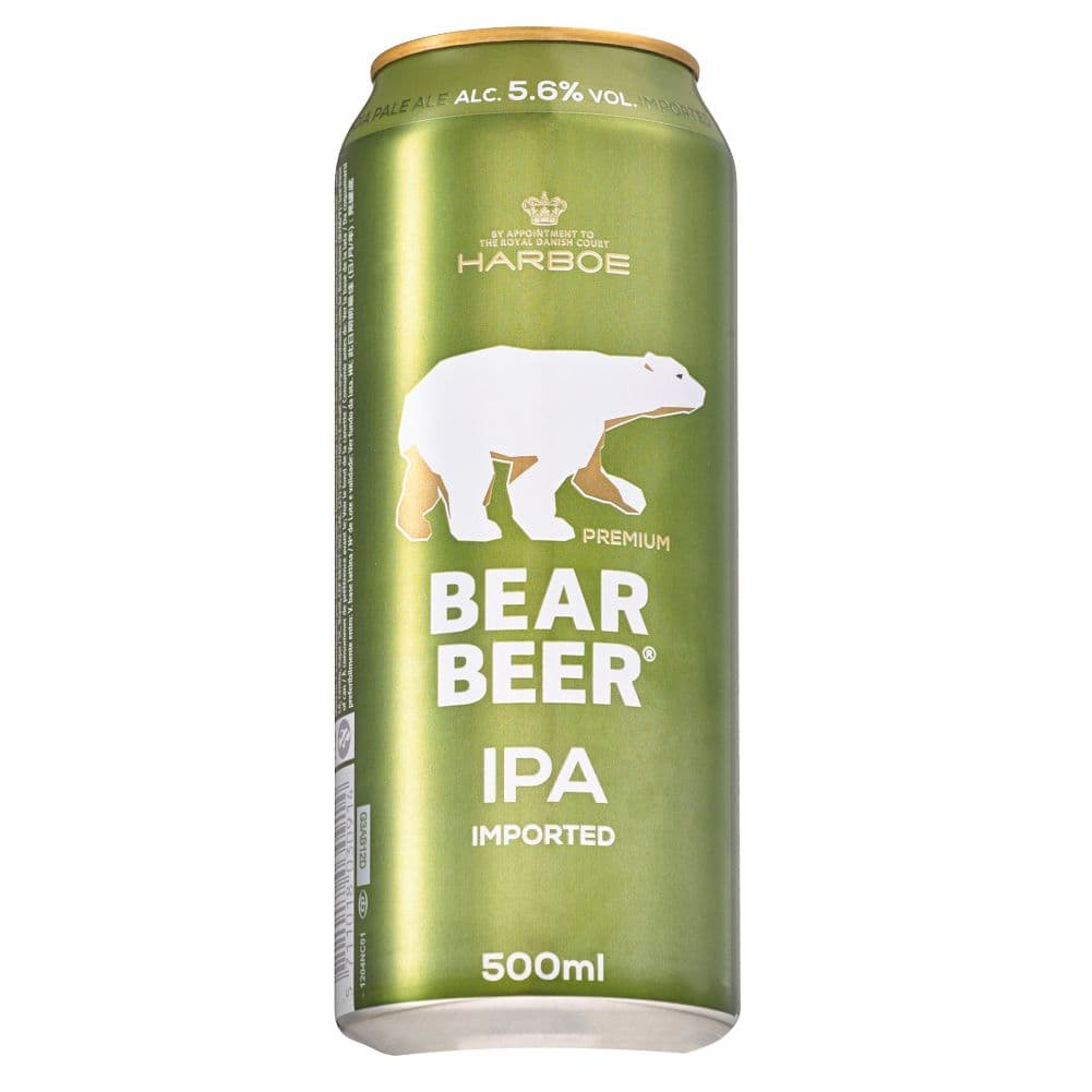 Pivo světlé IPA Bear Beer Harboe