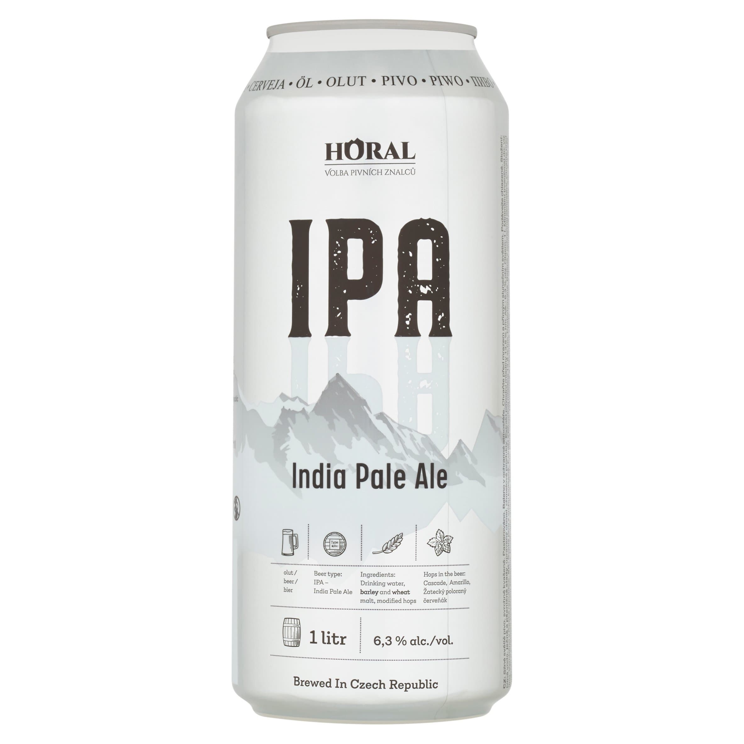 Pivo světlé silné IPA Horal