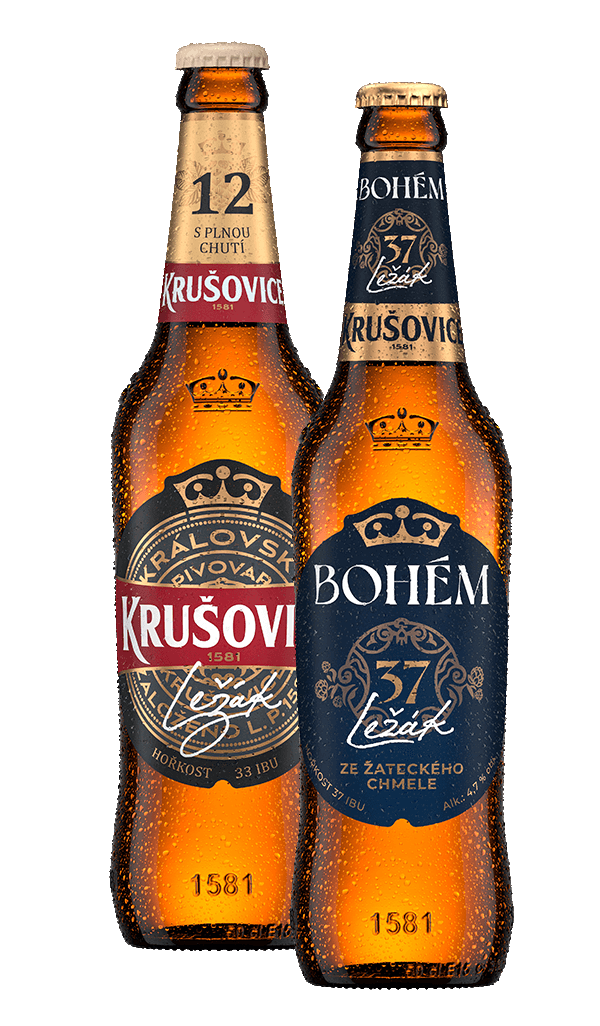 Pivo světlý ležák Krušovice