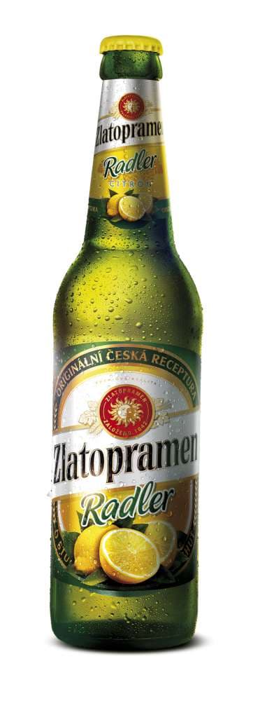 Pivo ochucené Radler Zlatopramen
