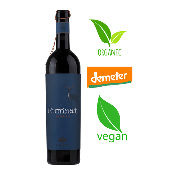 Víno bio Primitivo Ruminat IGT Puglia Lunaria