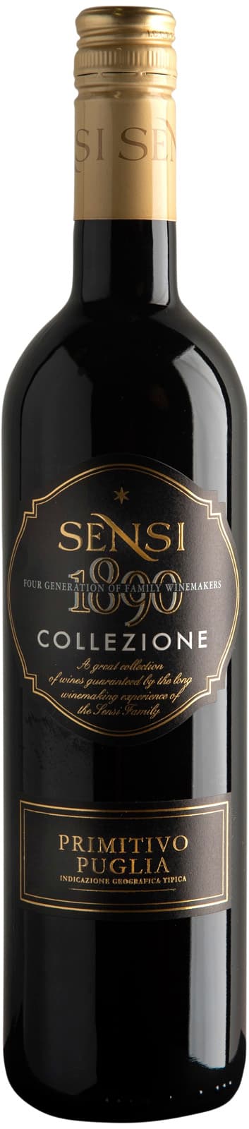 Víno Primitivo Puglia Collezione Sensi